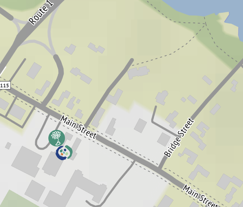 Map showing where Family Leadership Center and Circle In are located